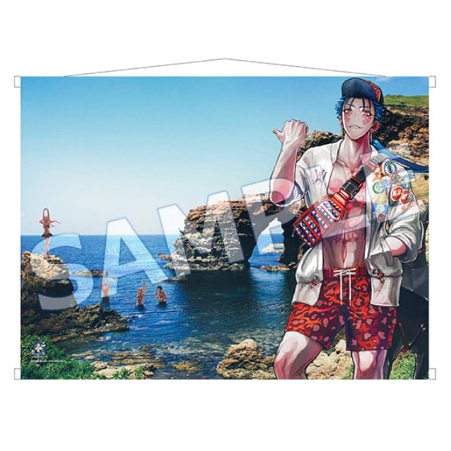 FGO 5周年 謎のヒロインX 福岡県 中洲屋台街 B2 タペストリー FGO 5周年 謎のヒロインX 福岡県 中洲屋台街 B2 タペストリー