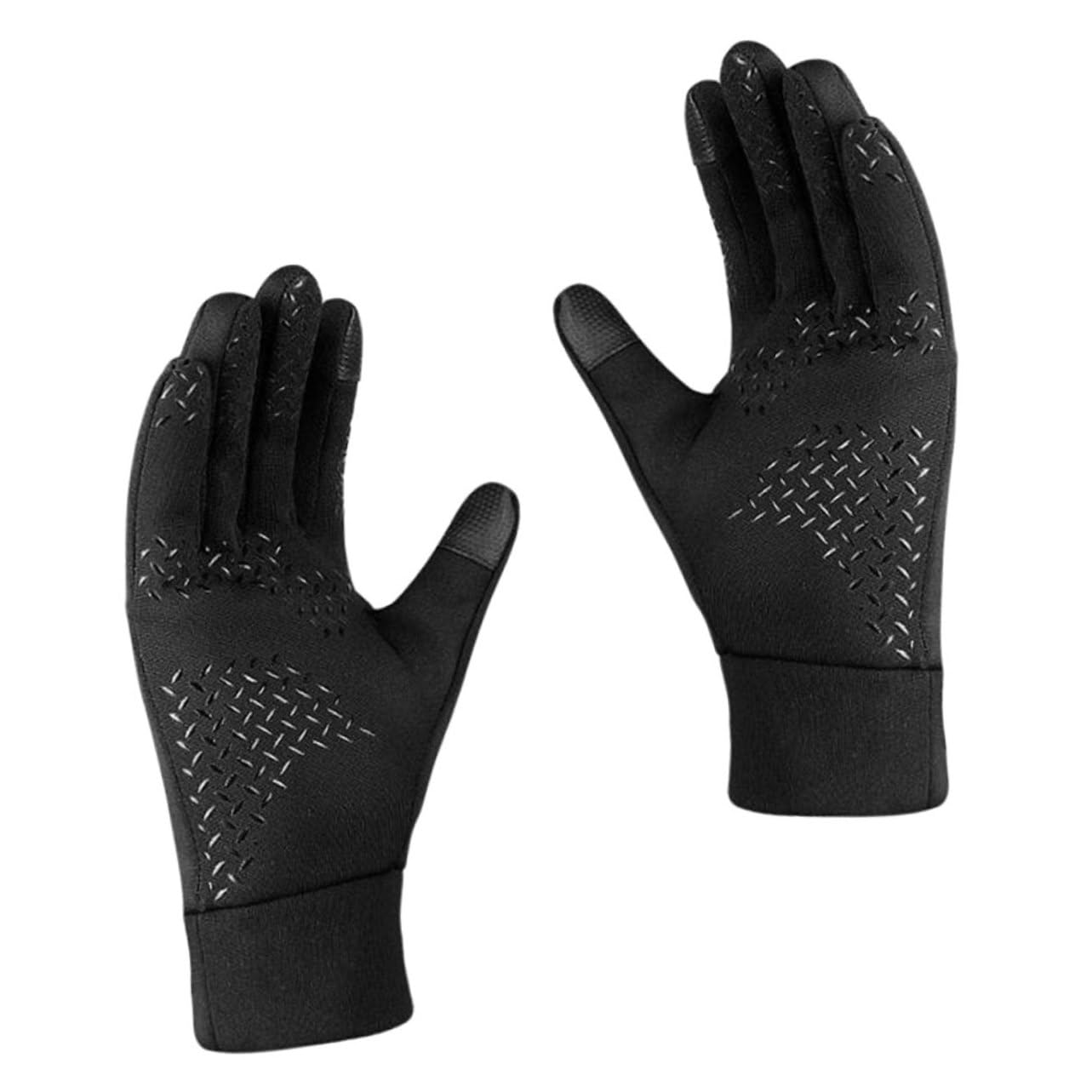 OUNONA 1Pair Warm Keeping Gloves for Outdoor Activities Winter Full Finger Windproof Gloves Practical Cold Weather Gear for Cycling Hiking Fishing and More