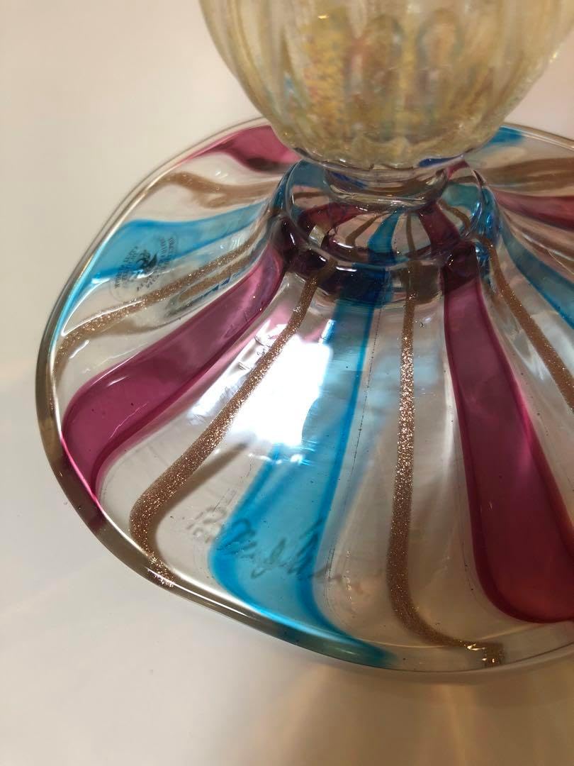 ヴェネツィアガラス ベネチアンガラス ガラス フルーツスタンド