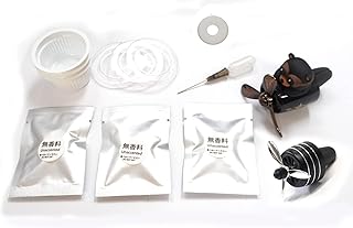 車 芳香剤 LED 飛行機 自分好みの香りが作れる 無香 リフィル アロマパッド ドーナツ形 小（直径14.8mmx厚さ4.0mm） 専用スポイド付き 詰め替え アロマディフューザー カー 香水 スティック 交換用パッド 無芳香 リフィル 3個セット 注意：飛行機ディフューザー等は付いていません購入の際ご注意ください