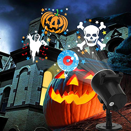 4th of July Projector,Christmas Halloween Lights Projector,Waterproof Indoor Remote Control LED Projector Lights,16 Slides Holiday Light Party Outdoor Garden House Apartment Kids Room Night Light by Sunbox - Image 7