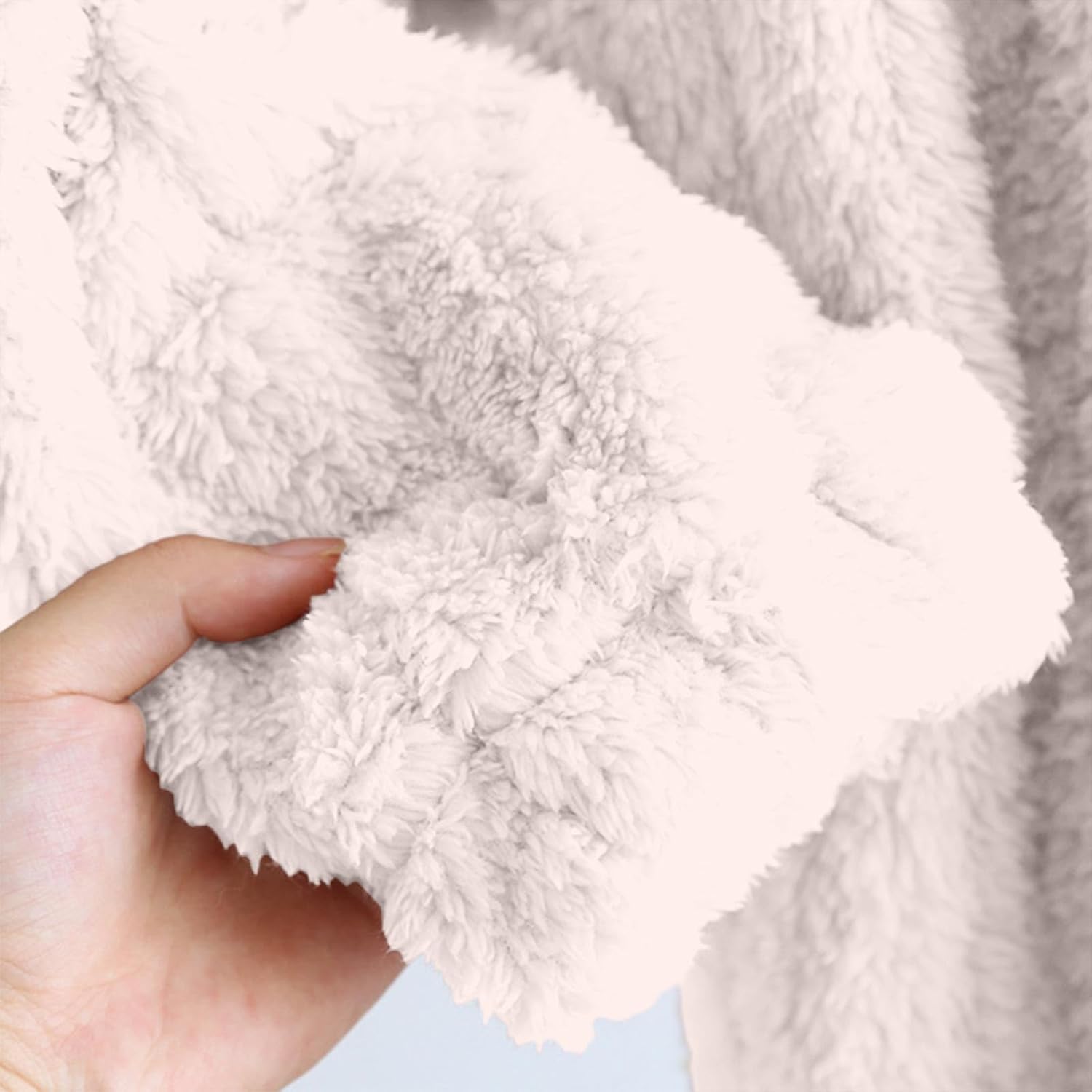 Ladies Fuzzy Fleece Nightgown Warm Hoodie Night Dress Sleepwear