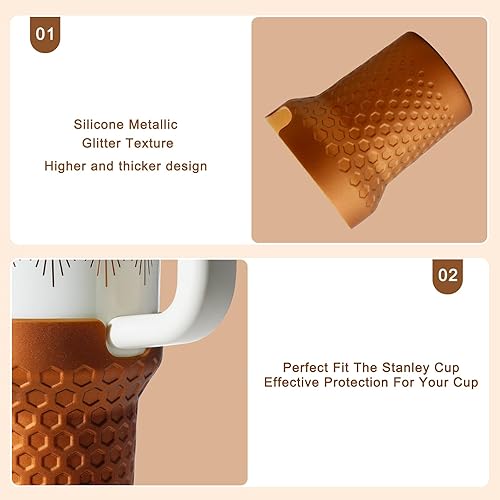 Miniatura 4 de Funda de silicona para botas para accesorios de copa Stanley, funda de silicona para botella de agua para Stanley Quencher H2.0 y vaso de aventura