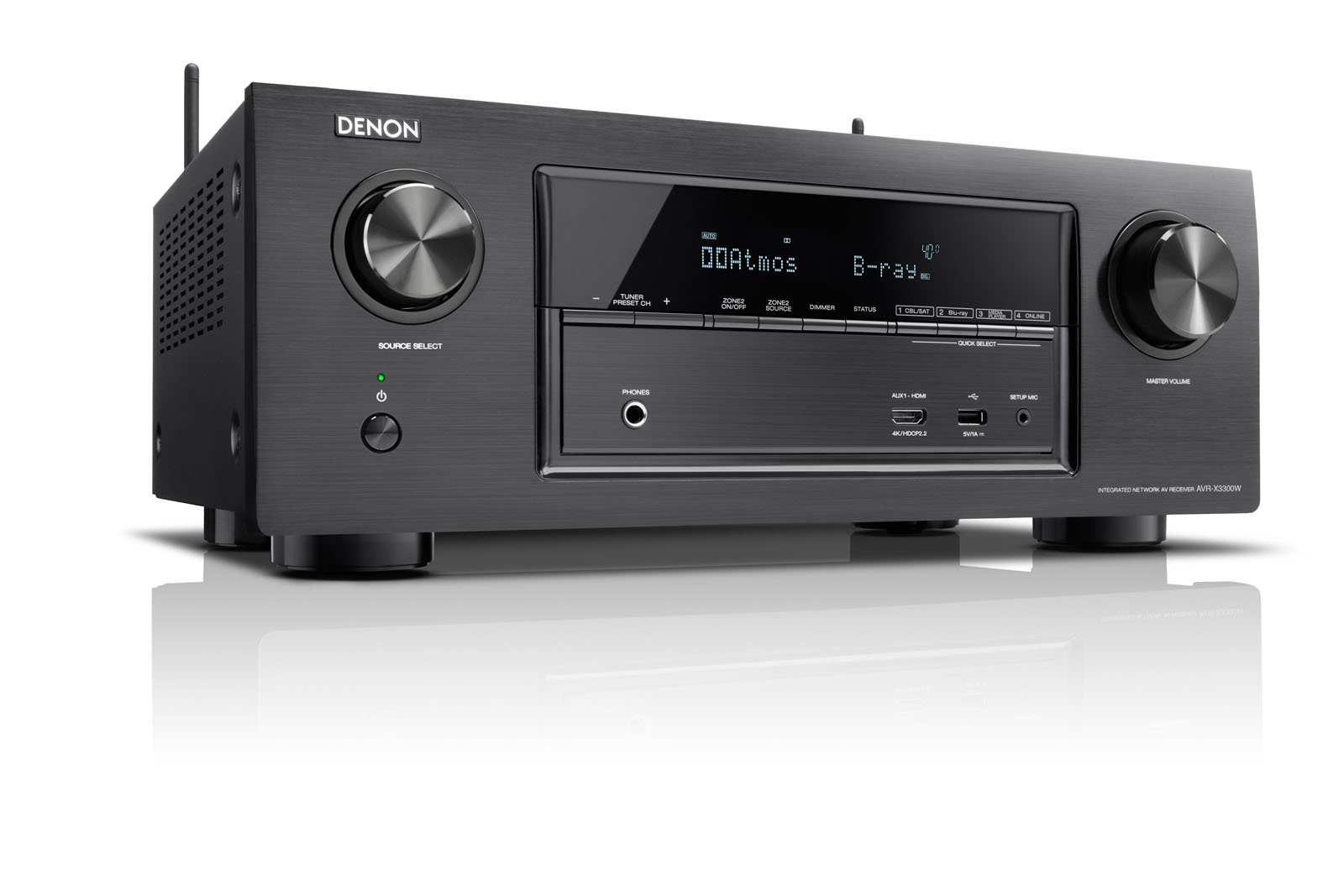 Denon AVR-X3300 Sintoamplificatore HD con Dolby HD e DTS:X, Nero
