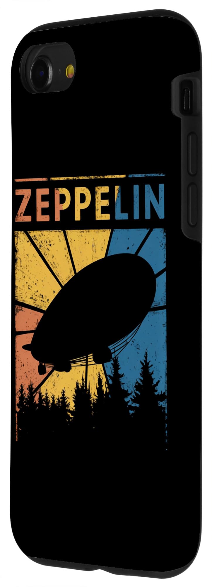 iPhone SE (2020) / 7 / 8 Retro Vintage Zeppelin Airship Graphic Design Case - Image 2