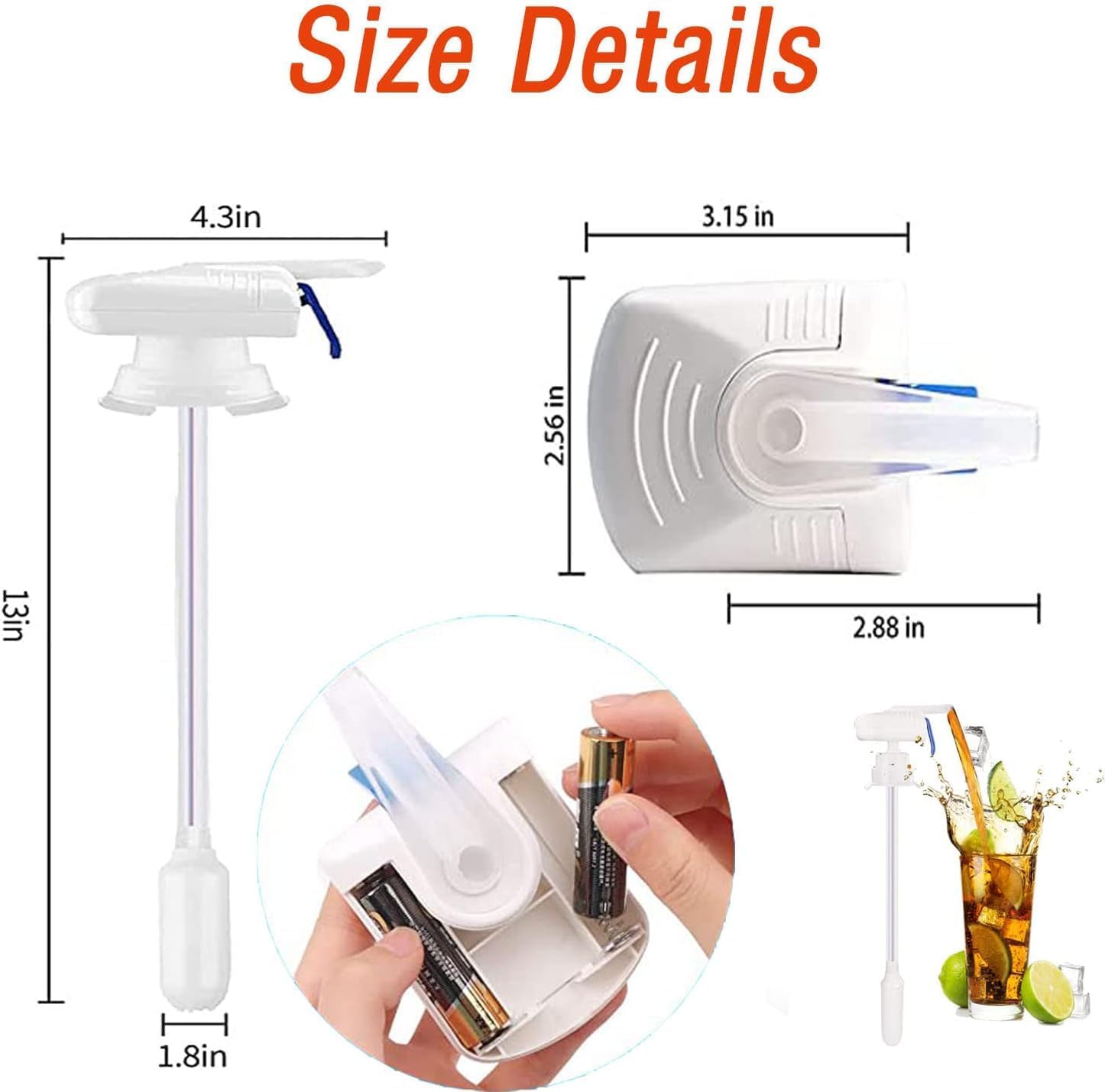 2 Pack Automatic Drink Dispenser,Milk Dispenser for Fridge Gallon, Milk Gallon Dispenser, Can Prevent Milk Juice Beer Spill Proof, Suitable for Outdoor and Home Kitchens