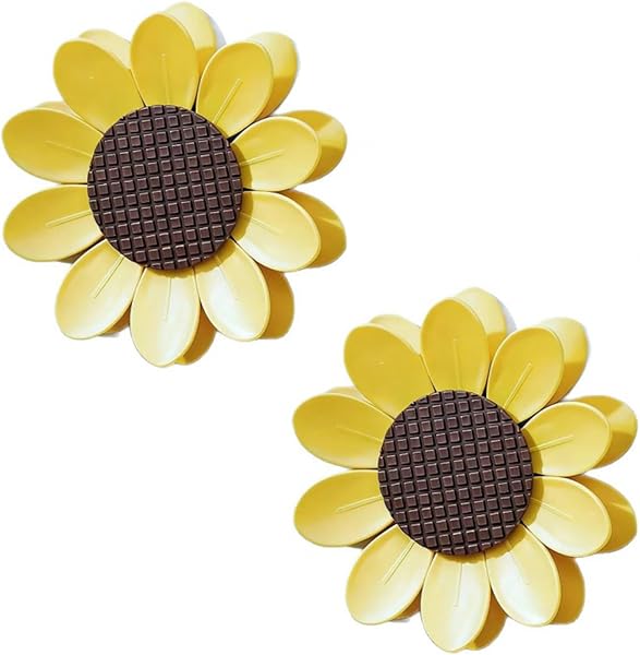 Kireida pinzas magnéticas girasol 3D, 2 piezas