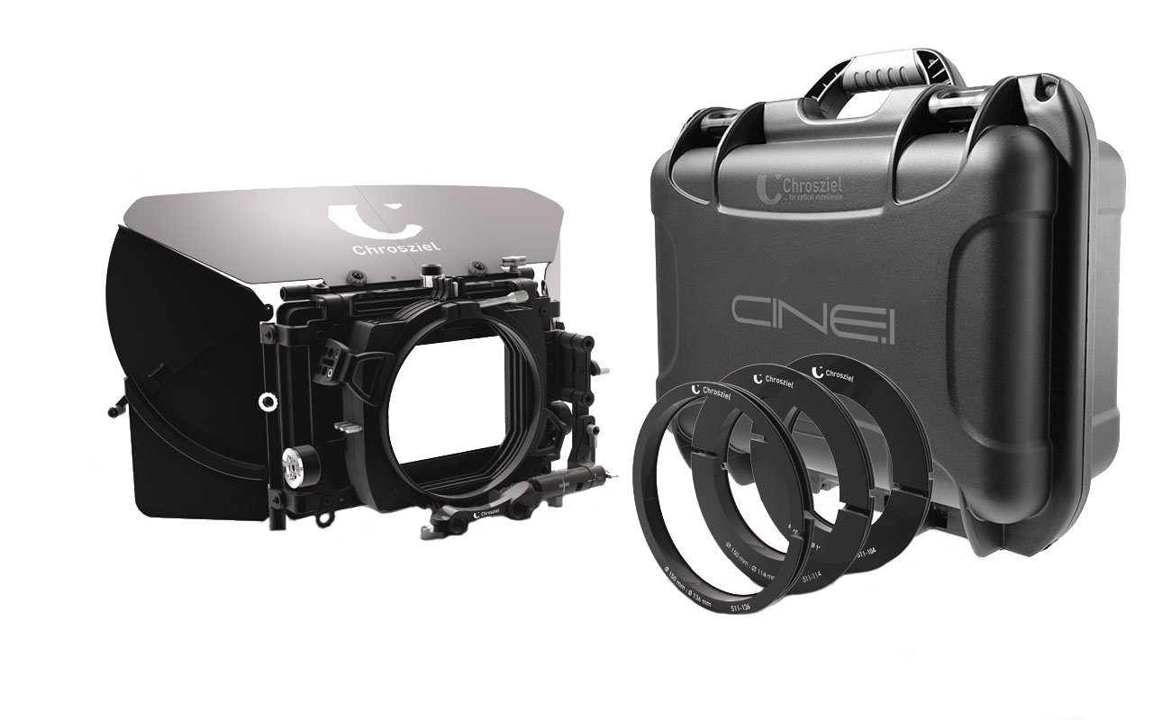 chros Objetivo 565 – 06 Kit de de 15 de Swing Away Matte Box Kit MB 565 Triple para Tubos de 15 mm Cromo/Negro