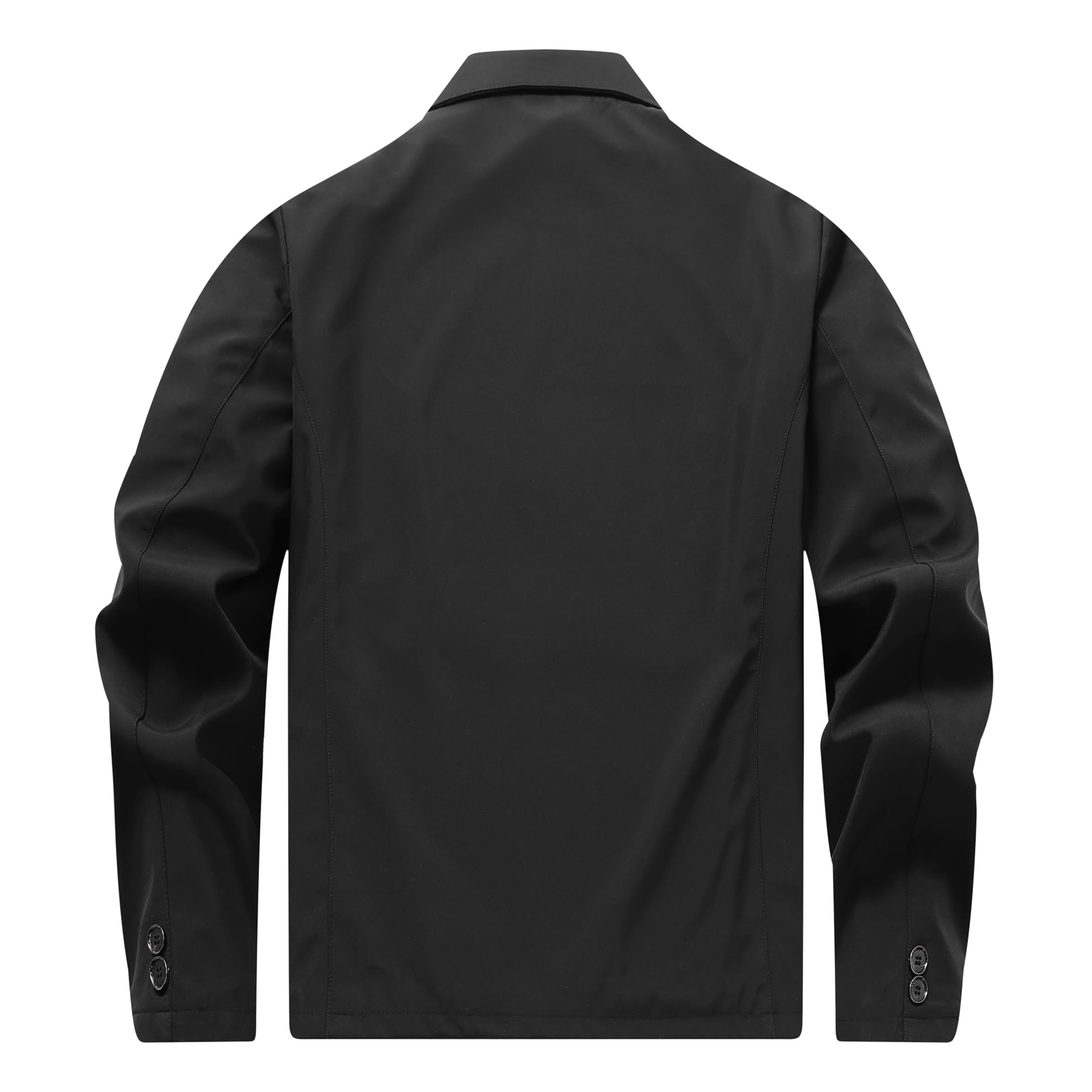 Allthemen Chaqueta de Entretiempo Hombre Cazadora Deportiva Ligera con Botones Bomber Jacket Casual Primavera Verano