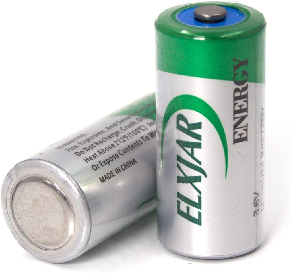(2-Pack) XL-205F 3.6V 19000mAh Lithium Battery Replacement for LS33600 ER32L615 ER34615 ER34615H D Size Li-SOCl2 Primary Cells