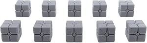 EnderToys Paintable Crystal Clusters - 3D Printed Terrain For 28mm Tabletop Wargaming (9 Pieces) - View #11