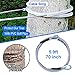 X XBEN 120FT Zip line Kit for Kids and Adults, Zip Lines for Backyard, Included Swing Seat, Spring Brake, Steel Trolley and Adjustable Safety Belt, Outdoor Play Sets Equipment