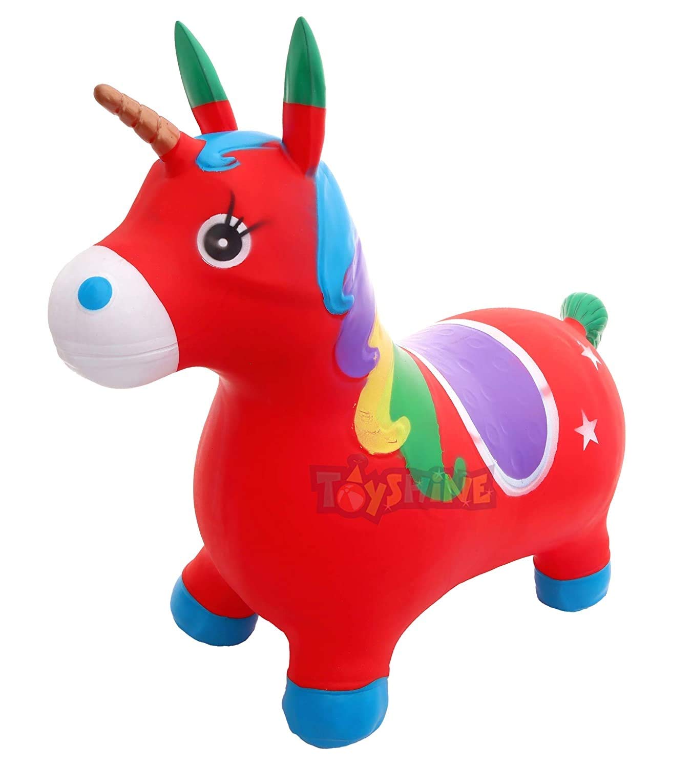 Toyshine Baby Toddler Inflatable Bouncing Animal Riding Hopper Large Inflatable Hopping Animal