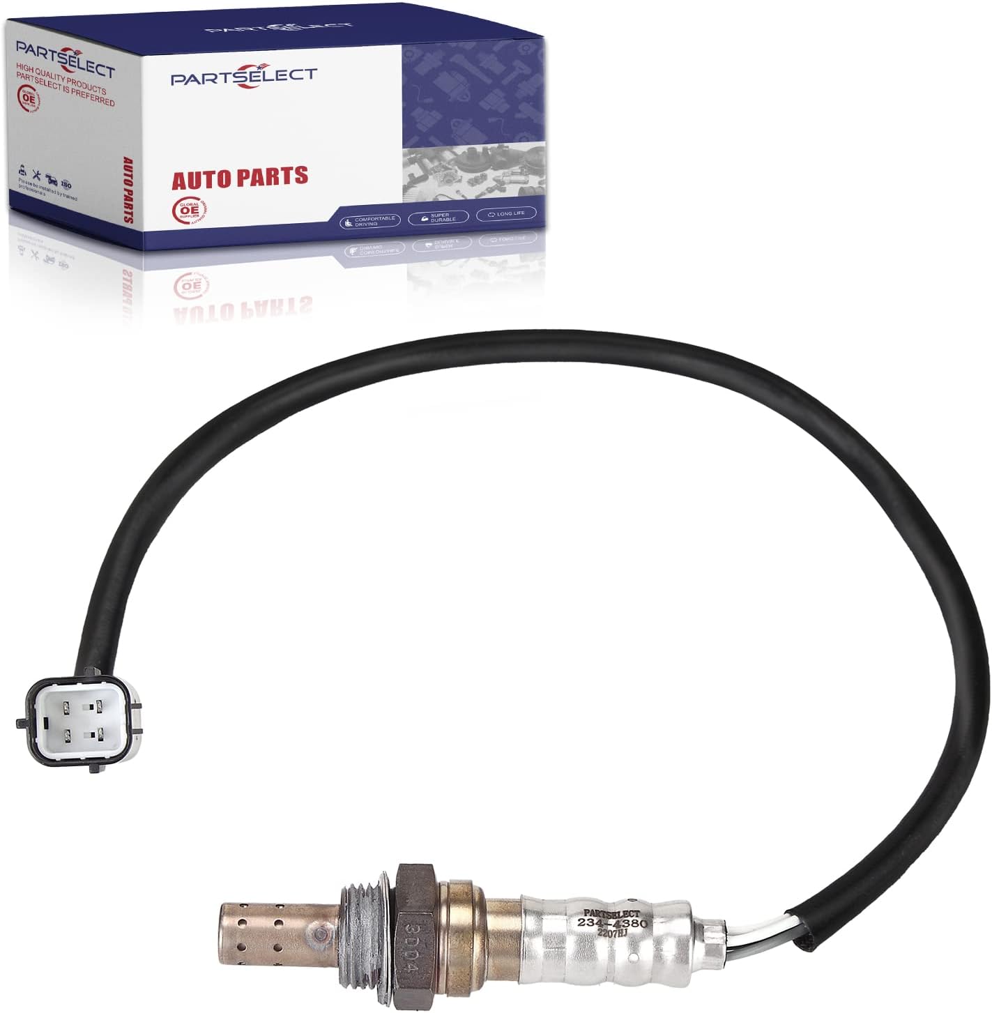 Downstream O2 Oxygen Sensor 234-4380 Replacement for Nissan Altima Maxima Murano 350Z 370Z Cube Rogue Sentra, for Infiniti EX35 FX35 FX50 G25 G35 G37 M35 M37 M56 2007-2013