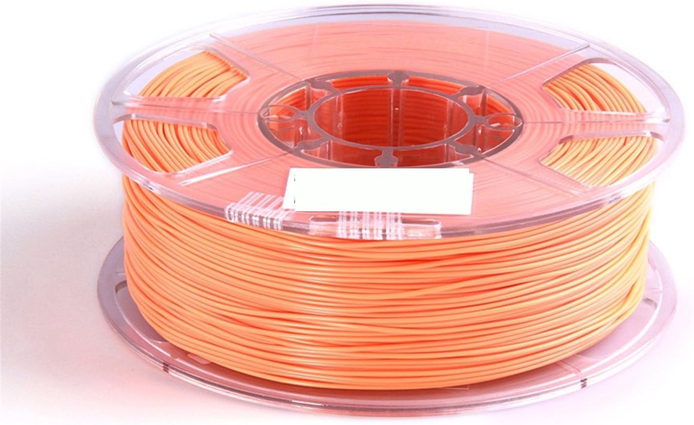 3D Printer Filament PLA+, 1.75mm Dimensional Accuracy +/- 0.03mm 1KG (2.2 LBS), Spool 3D Printing Material, for 3D Printers(Orange)