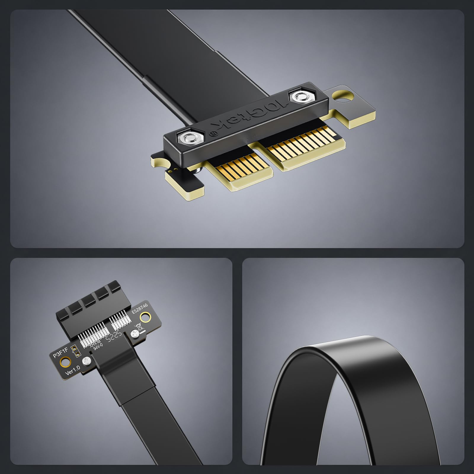 Amazon.co.jp: 10Gtek: PCI-E 延長ケーブル