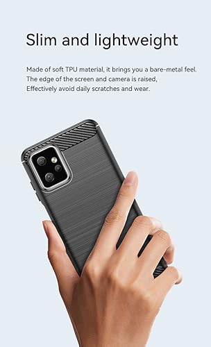 Miniatura 5 de Funda protectora para Moto G Power 2023, Motorola G Power 2023, absorción de golpes flexible de fibra de carbono TPU para Motorola Moto G Power