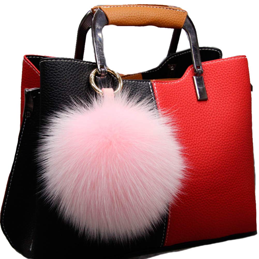 Valpeak Fox Fur Pom Pom Keychain Fur Ball Keychain Desertcart