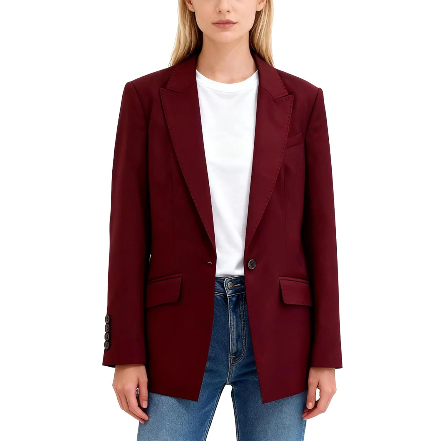 Blazers for Women Business Casual Blazers 2025 Fall Plus Size - Comfortable Work Office Jackets for Women