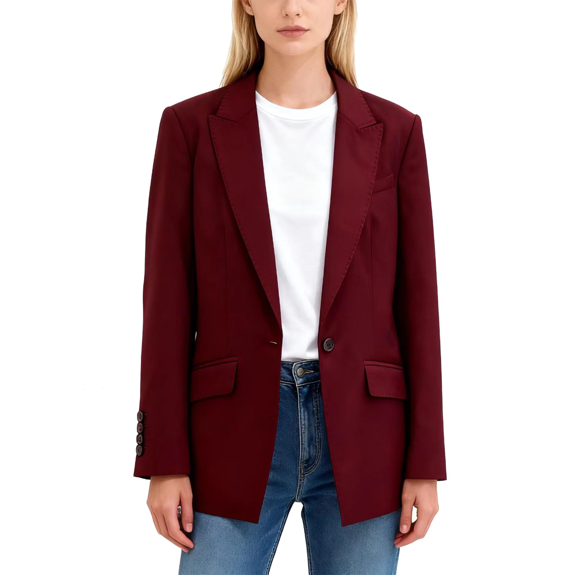 Blazers for Women Business Casual Blazers 2025 Fall Plus Size - Comfortable Work Office Jackets for Women