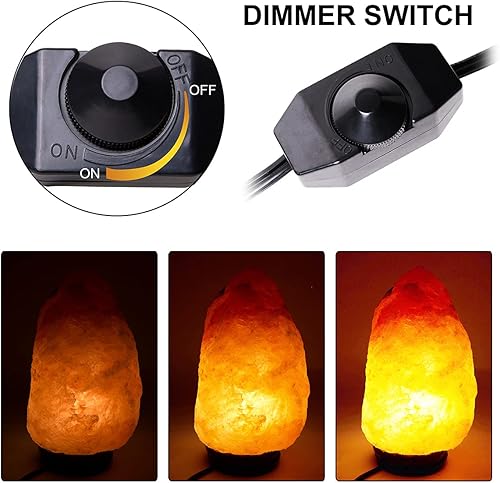 Miniatura 3 de 2 juegos de cable de accesorios con 2 bombillas LED C7, cable de lámpara de sal de 5 pies de repuesto con enchufes de interruptor de