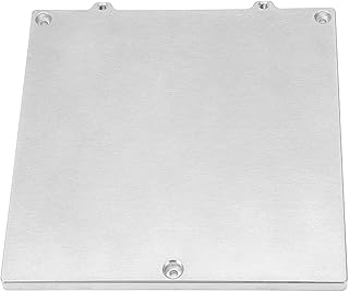 Heat Bed Platform Sticker Sheet, Aluminum Alloy Build Surface Heated Bed Support Cover 120x120mm for Voron V0 V0.1 3D Printer