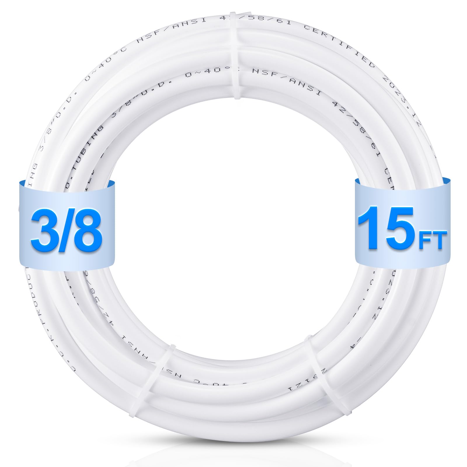 Tuyau osmose inverse certifié NSF conduit blanc de qualité supérieure pour filtre RO