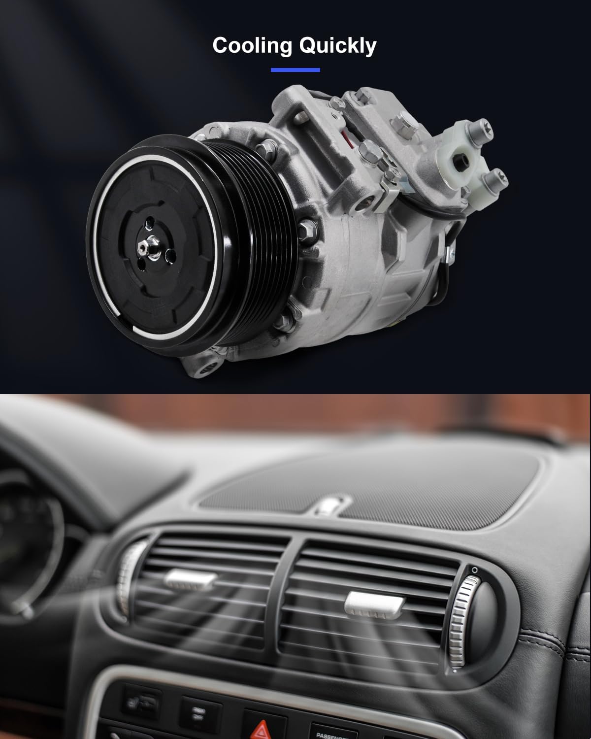 ECCPP AC Compressor 2007-2011 for Mercedes-Benz GL320 ML320 ML350 R320 3.0L Air Conditioning Compressor