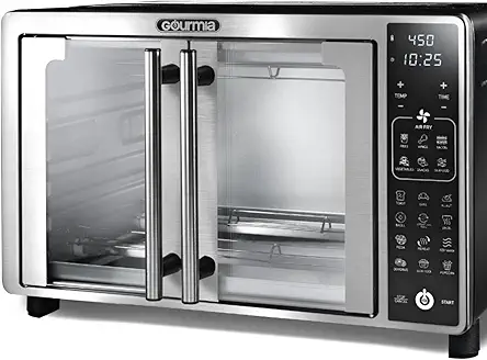 Gourmia Toaster Oven Air Fryer Combo 17 cooking...