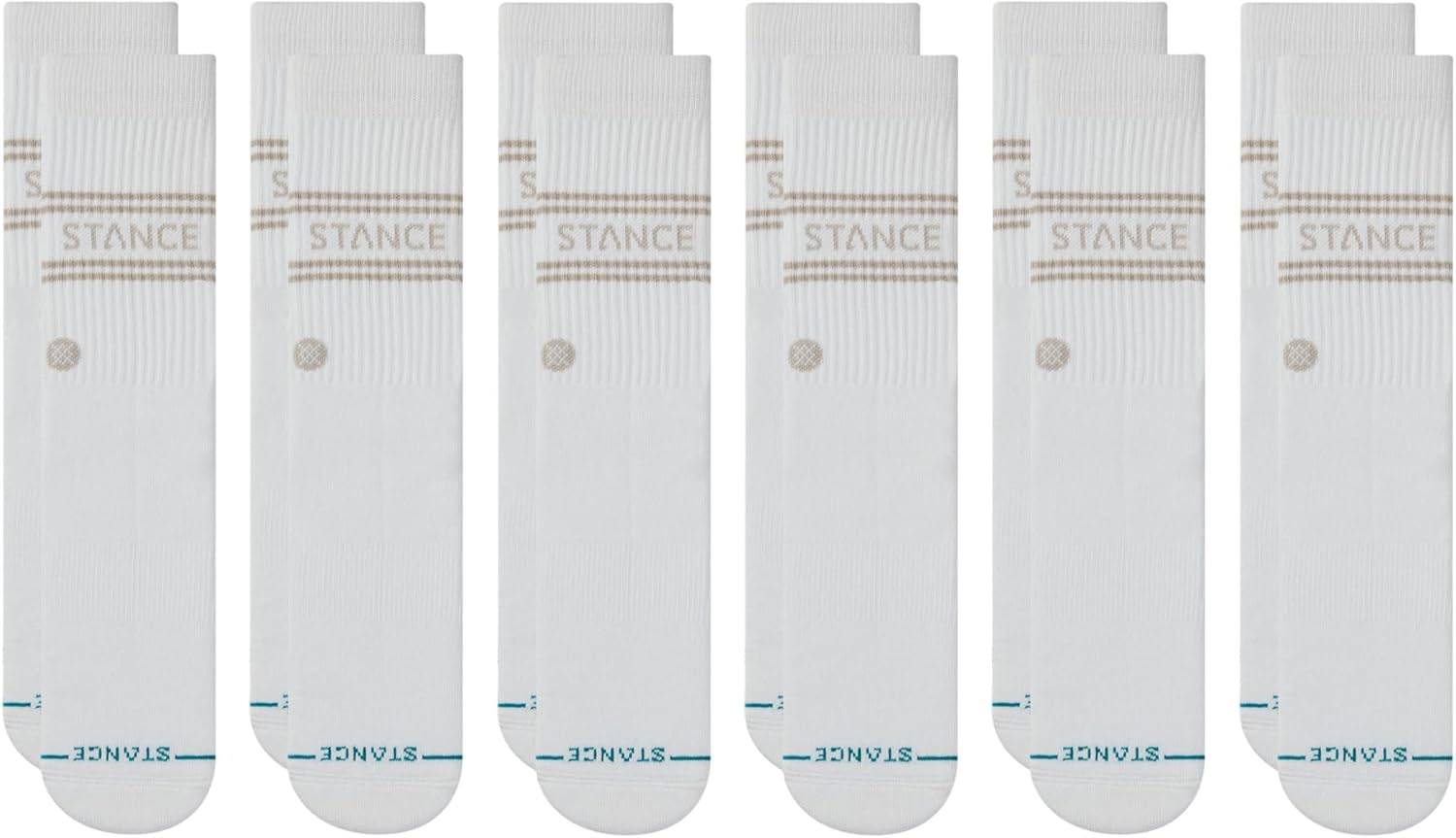 Stance Vital Crew Sock 6-Pack for Men and Women