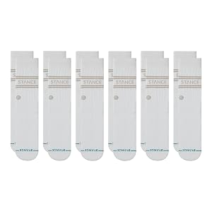 Stance Vital Crew Sock 6-Pack for Men and Women