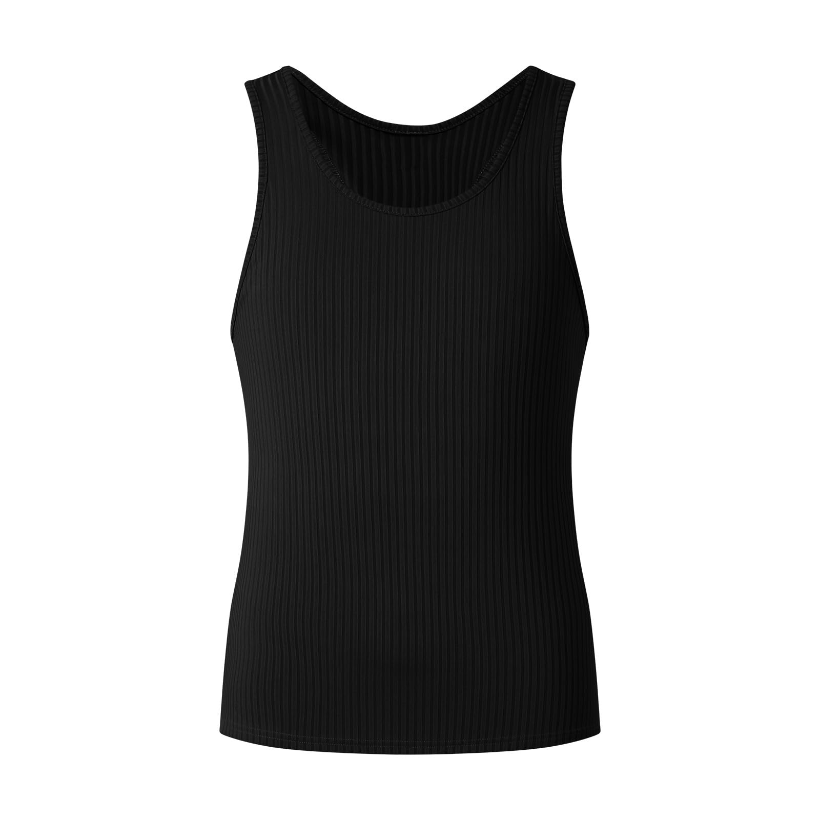 Canotta Uomo Palestra, T Shirt Senza Maniche Uomo, Senza Maniche Gilet Allenamento Bodybuilding Canottiere Maglietta Ad Asciugatura Rapida a Prova Di Sudore Canotte Uomo Estive Per Allenamento Fitness