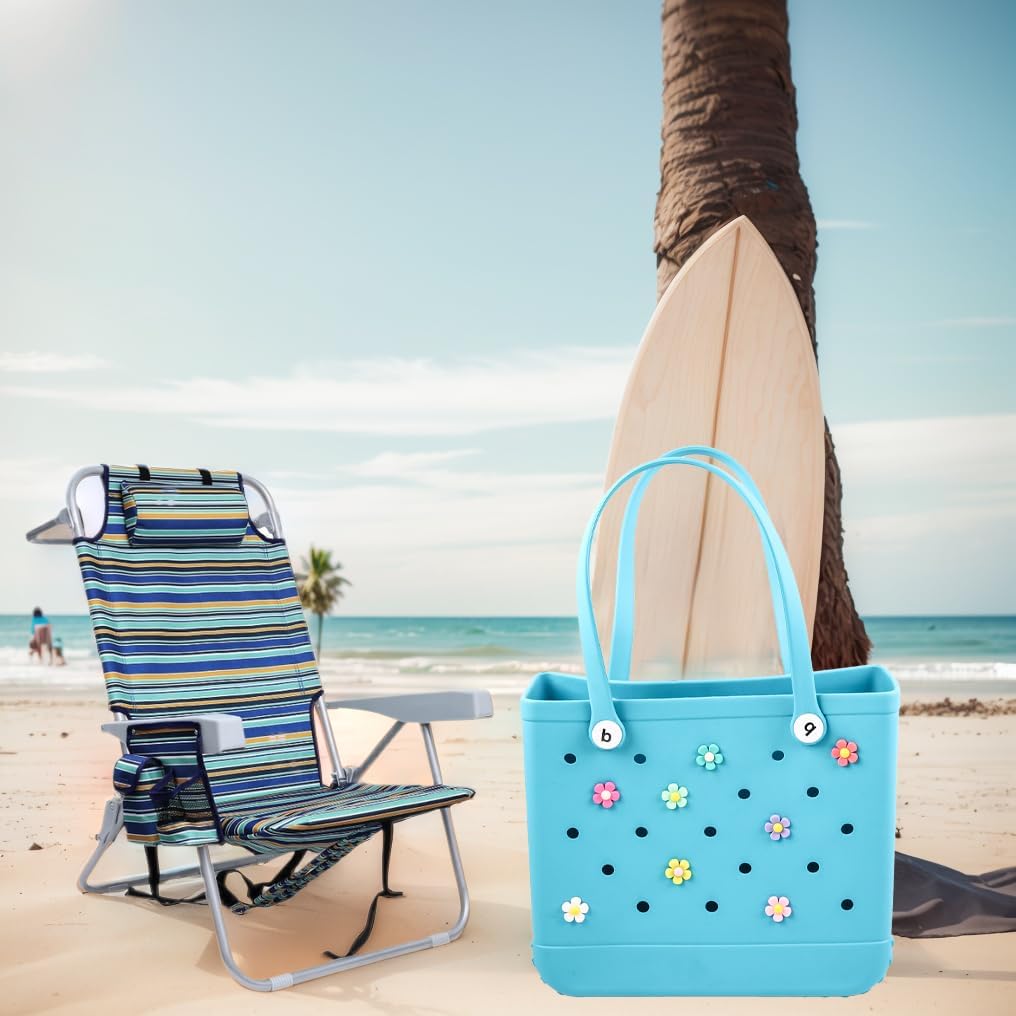 Charms para Crocs Bogg Bag Totes de Playa Adornos Decorativos Zapatos Accesorios Mujer Niña Pines Personalizables Bolsos EVA