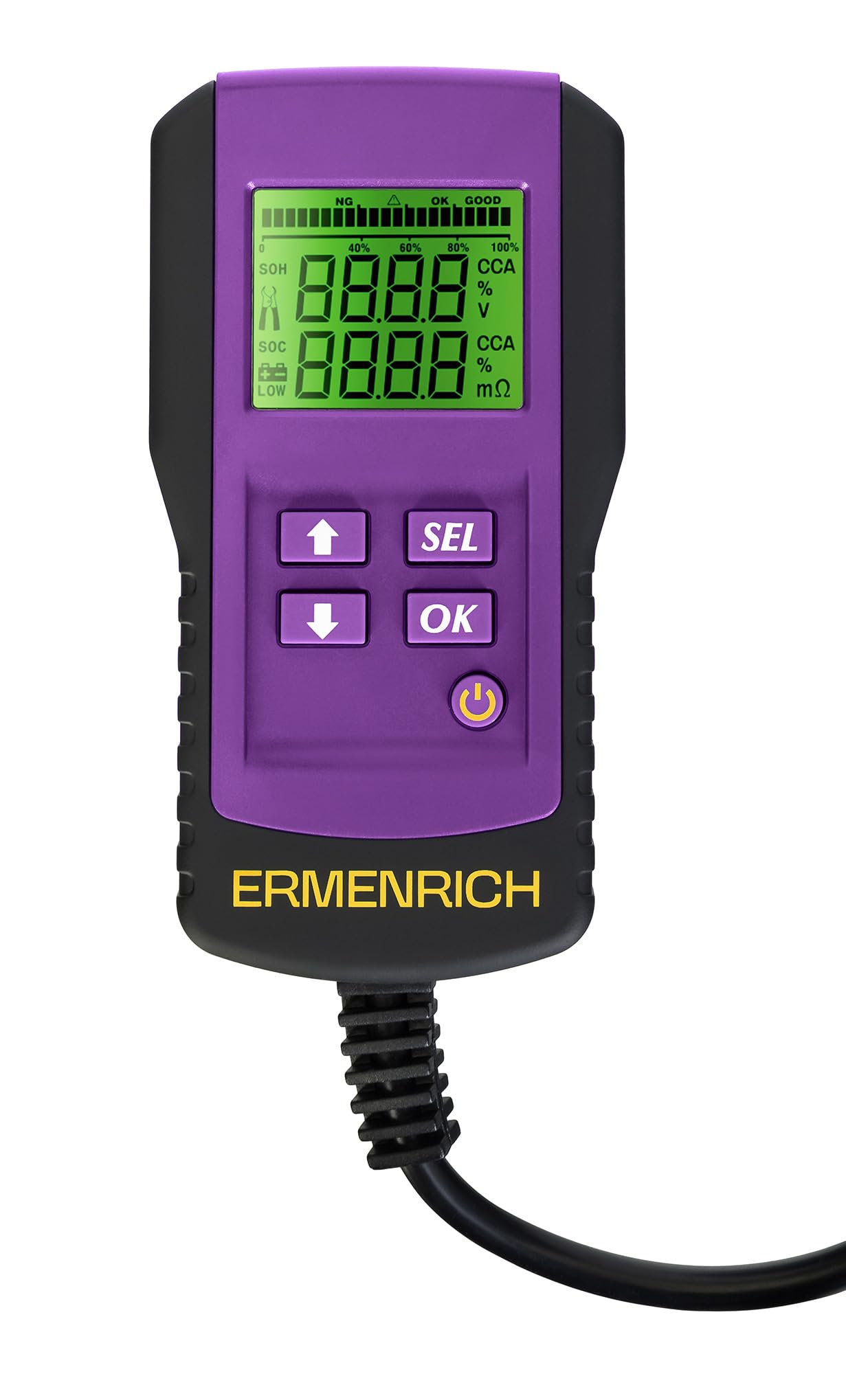 AL45 Tester Batteria Auto 7V/15V Tester per Batterie 100-1700 CCA