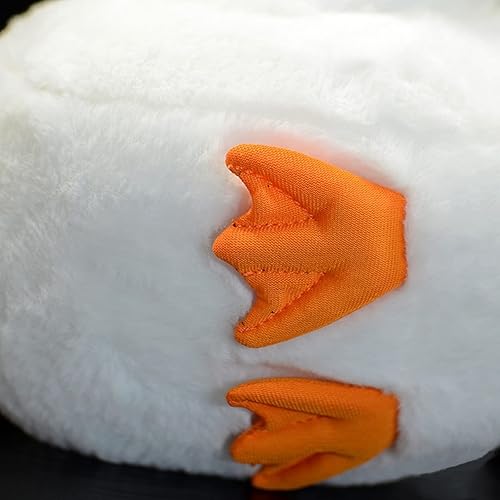 Miniatura 3 de lilizzhoumax Juguete de peluche de pato Cole de simulación  Animal de peluche realista de pato Cole blanco, animal de peluche suave, juguete