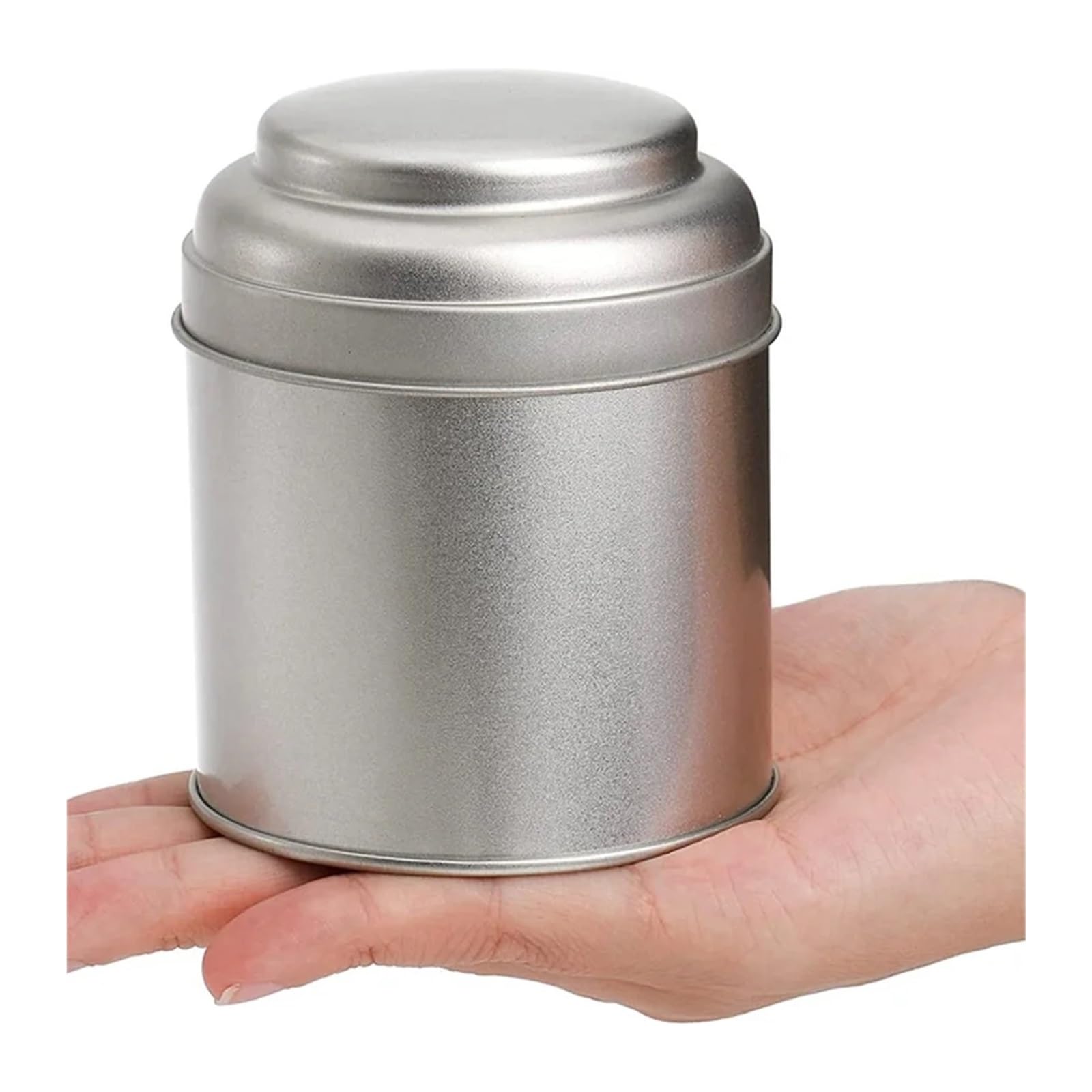 Lata de té 12 piezas con tapa doble hermética, redonda, 8 oz, for cocina, hojas sueltas pequeñas para Almacenamiento