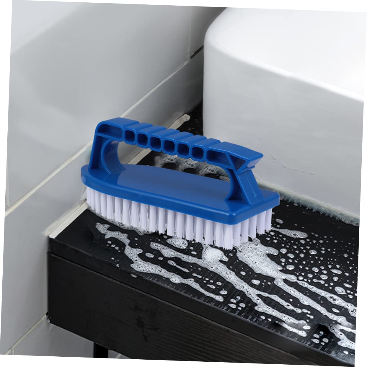 Milisten Lot De 3 Brosses De Nettoyage De Piscine À Poignée Ergonomique pour Évier Sol Antidérapantes 2 Pièces X 3