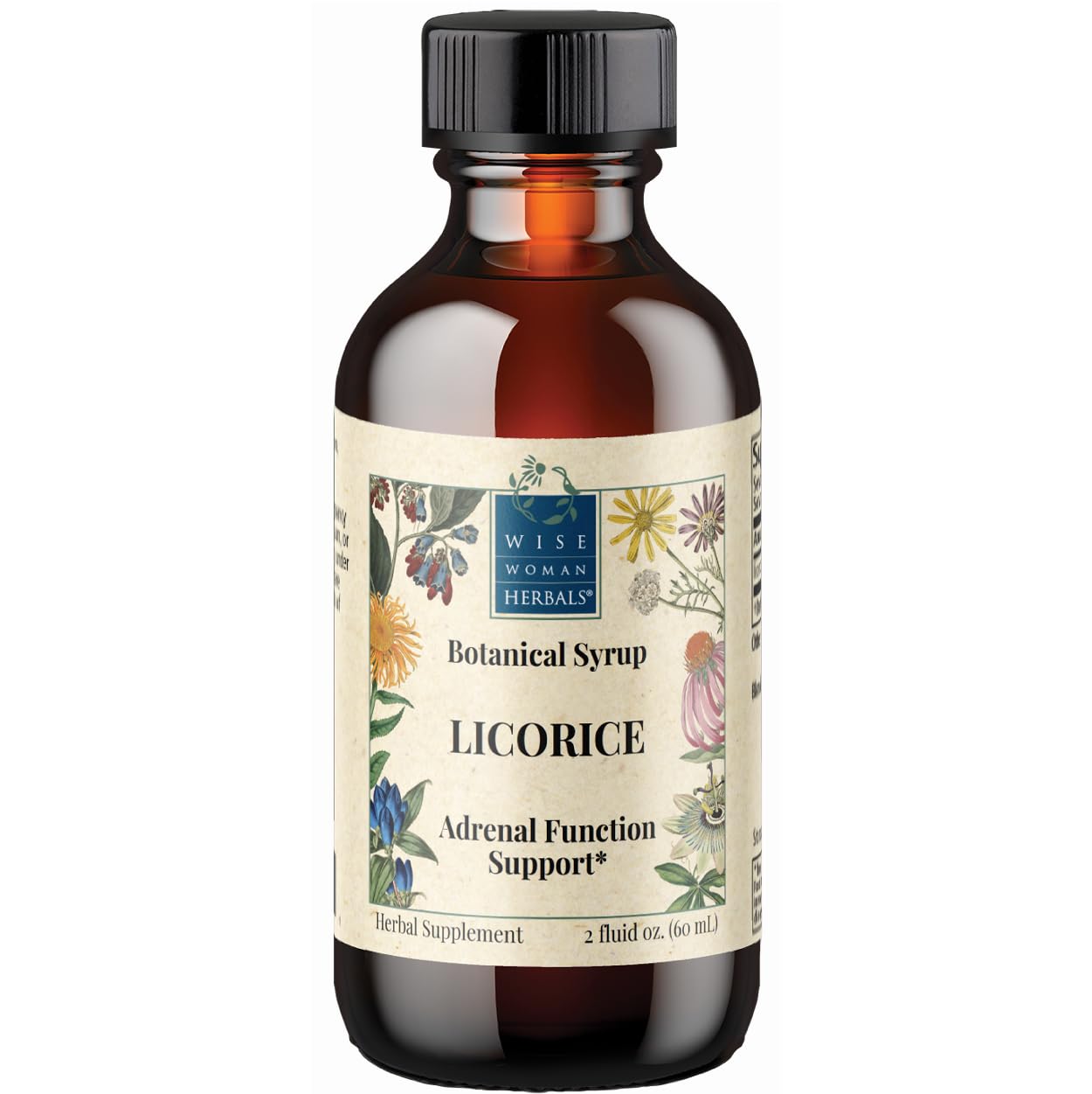 Wise Woman Herbals Licorice Syrup: Adrenal & Digestive Support, 2oz 2 Ounce (Pack of 1)
