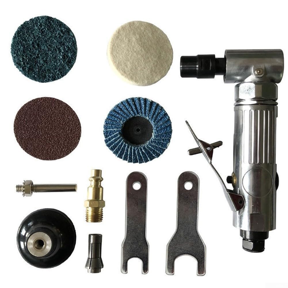 Smerigliatrice Angolare 1/4" con 2 Mandrini Smerigliatrice Angolare