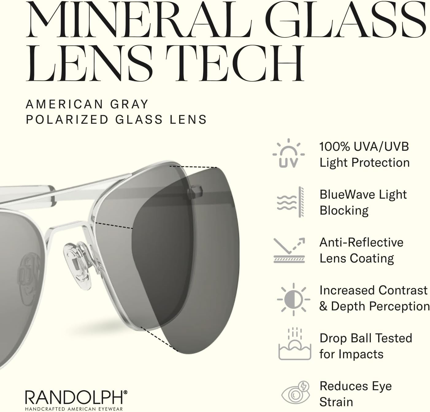Amazon | Randolph Engineering Aviator Polarized | サングラス