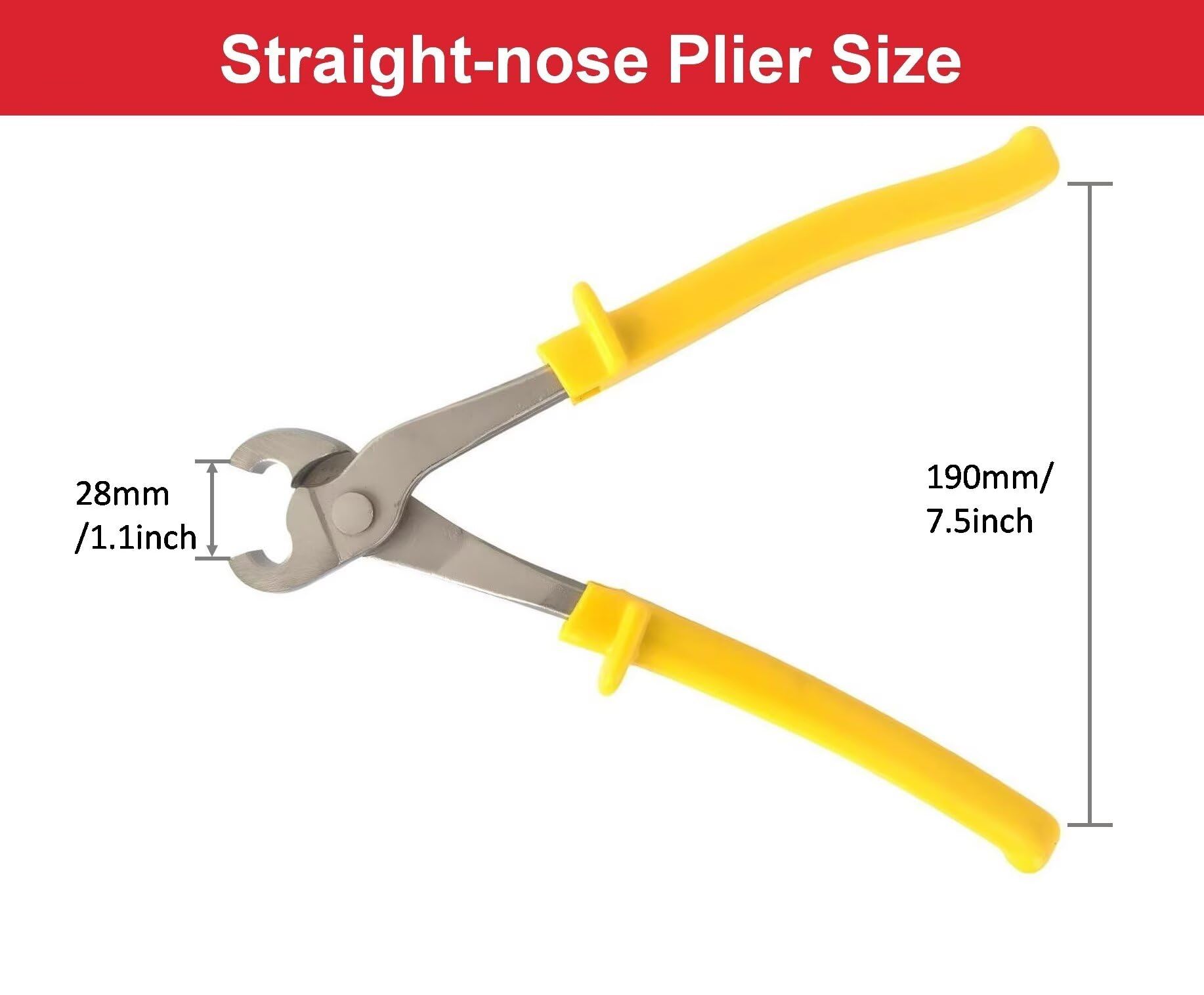 2 Pack J-Clip Pliers for Cage Gabions, Fencing Making or Reparing - Image 3