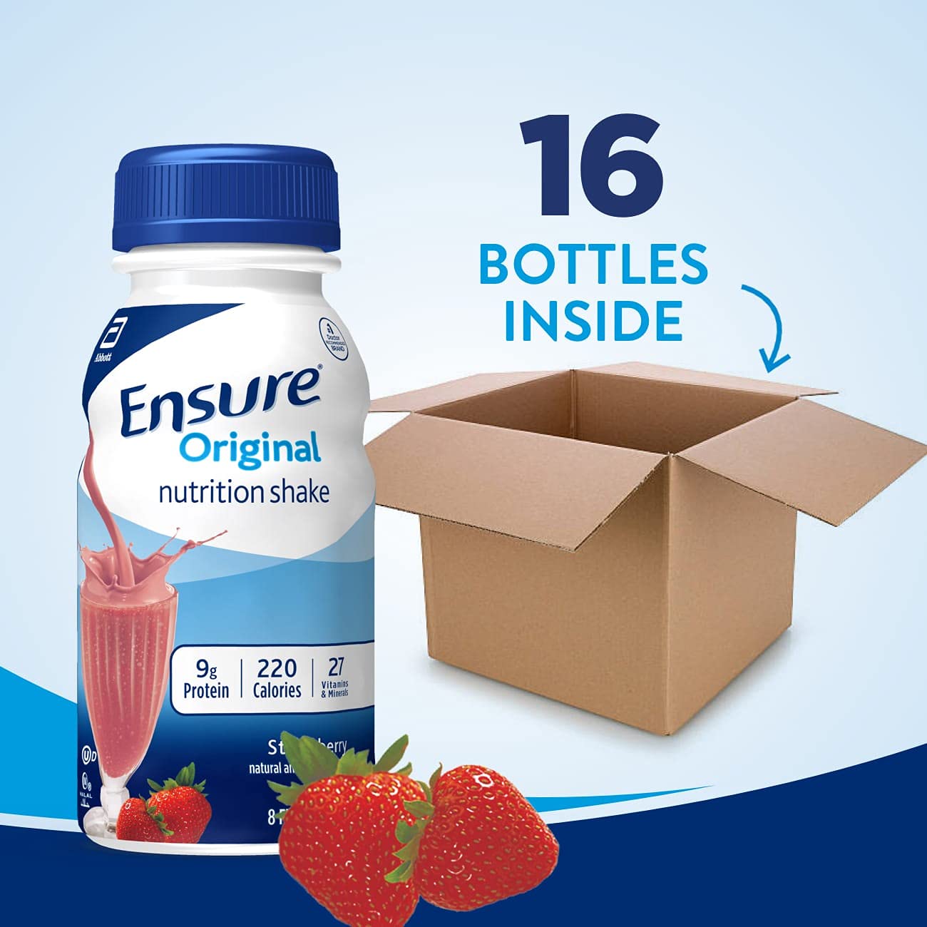 Ensure Original Nutrition Shake, Small Meal Replacement Shake, Complete