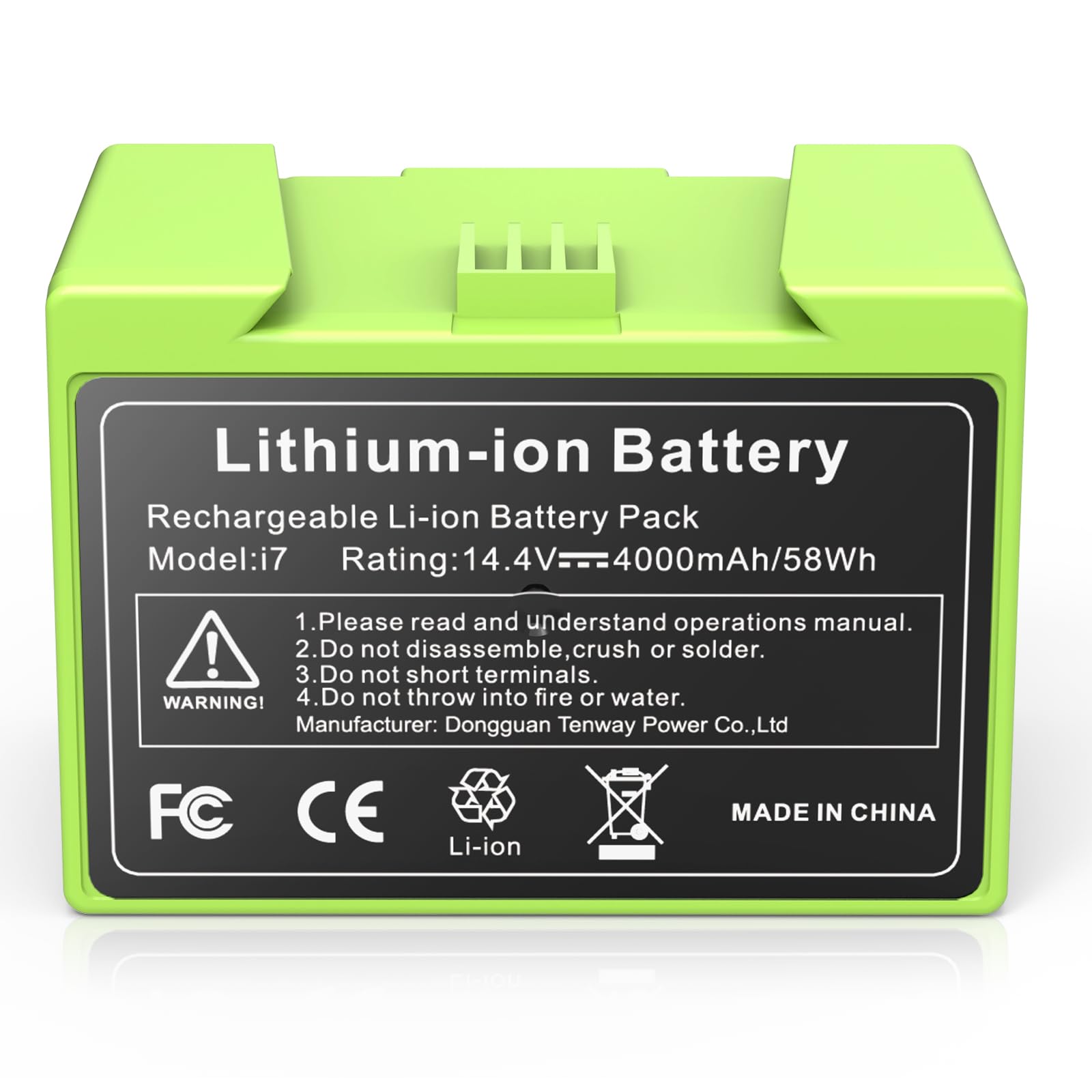 thumbnail: Vervangende Accu 14,4V 5000mAh Voor IRobot Roomba I & E Serie - I7 I3 I4 E5 E6 - 4624864