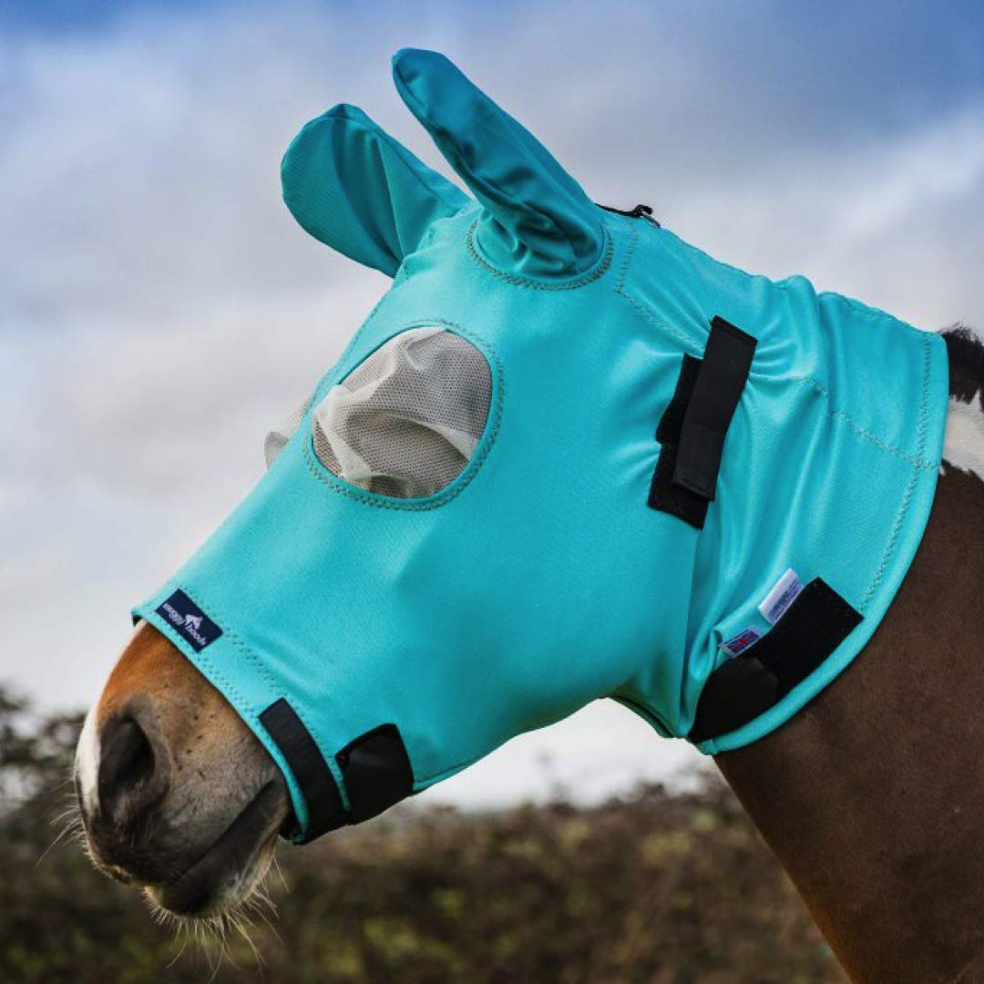 Snuggy Hoods Fly Mask for Horses & Ponies | Pull-On | UV & Insect Cover