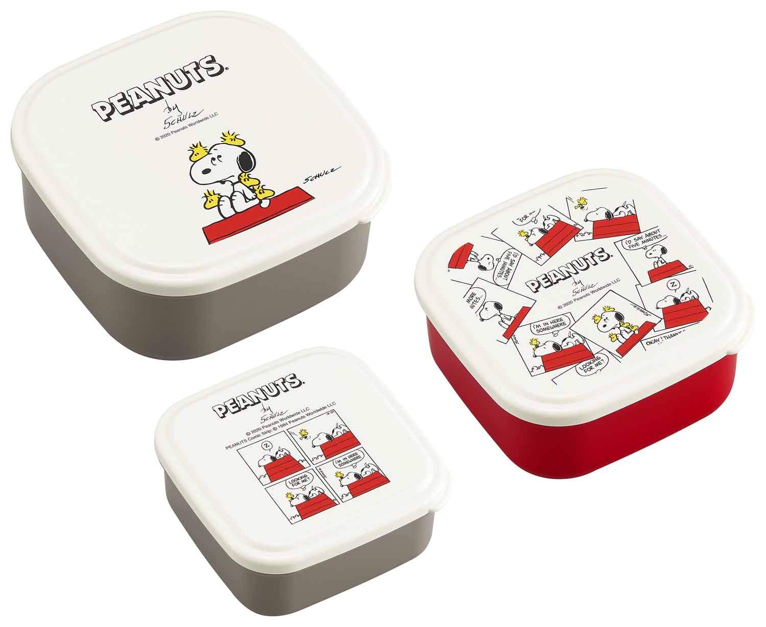 スヌーピー キャラクター弁当箱7個セット　タッパー スヌーピー キャラクター弁当箱7個セット タッパー