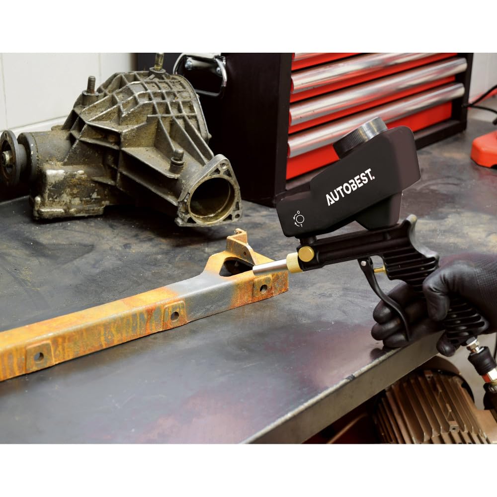 Autobest Pistolet de sablage pneumatique avec réservoir