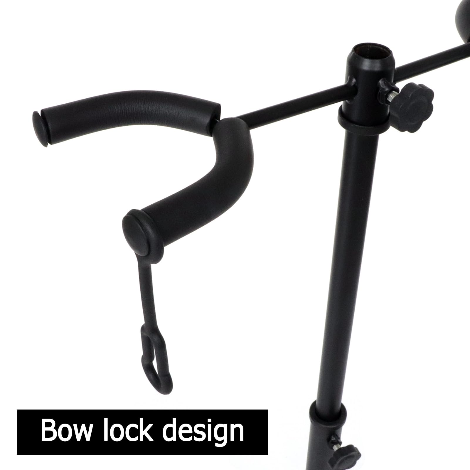 Buhelyc Soporte De Guitarra Portátil, Soporte Multi Guitarra Suelo, La Altura Es Ajustable, Plegable, para Guitarras De Tiendas, Espectáculos Escénicos, Fácil De Instalar, Ahorrar Espacio, Regalos