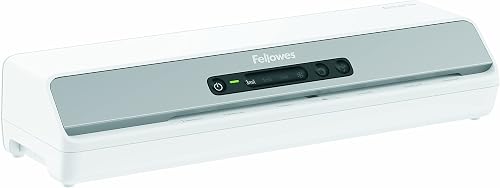 Fellowes Amaris A3 Laminator - for Office/School/Home - Only 1 Minute Warm-up Time - for Hot Laminating Pouches from 80-175mic - with Return Function - Includes Starter Set for 10 Laminations