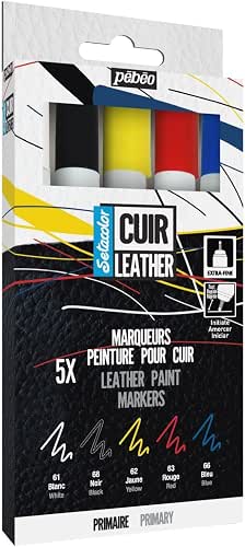 PEBEO Setacolor Leather Fabric, 5 Markers, See Description