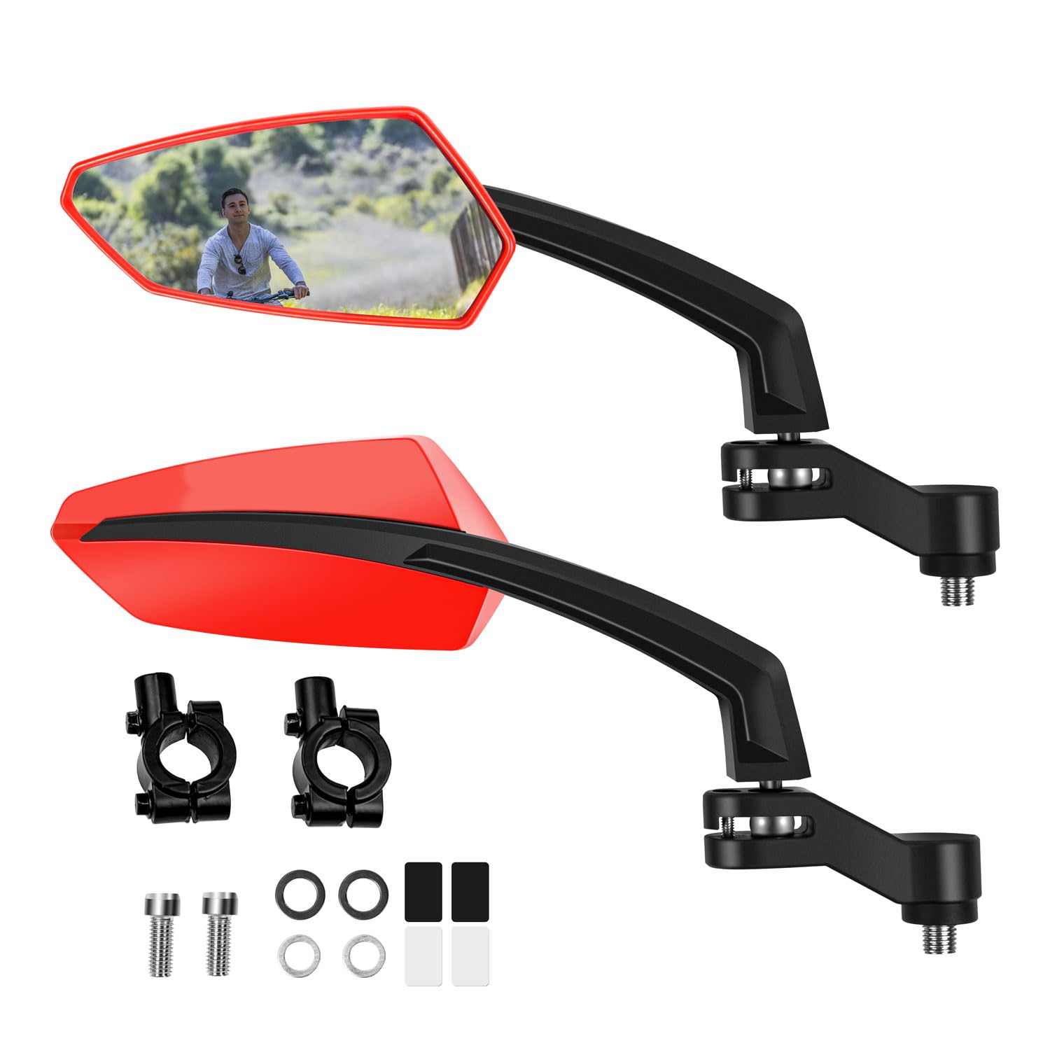 Addmotor Bike Mirrors Handlebar Set